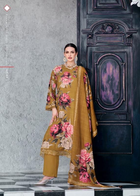 Varsha Dark Petals Salwar Kameez Wholesale Cataog