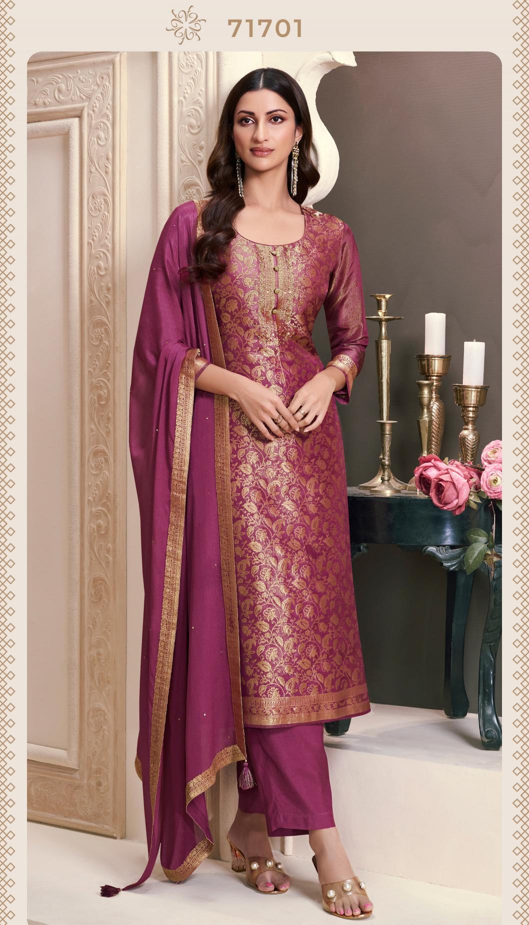 Vinay Kuleesh Star 2 Catalog Designer Salwar Kameez