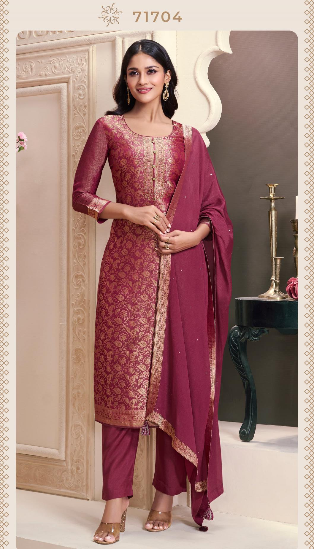 Vinay Kuleesh Star 2 Catalog Designer Salwar Kameez