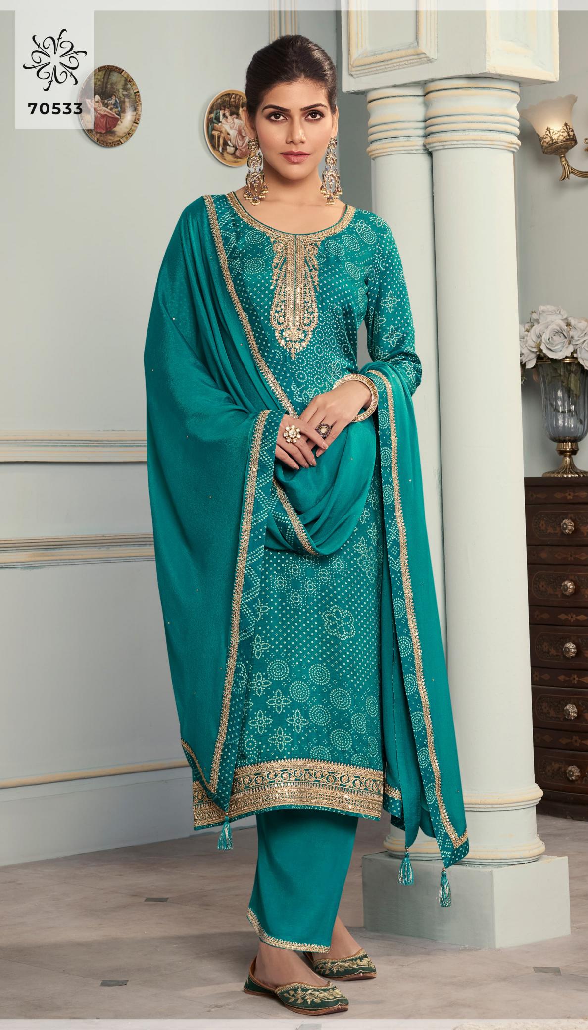 Vinay Kuleesh Stuti unstitched salwar kameez wholesalers uk