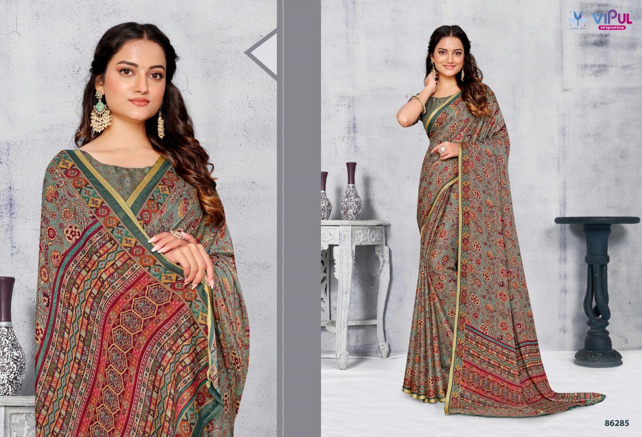 Vipul Antique Vol 2 86283 to 86291 fab india sarees stylish