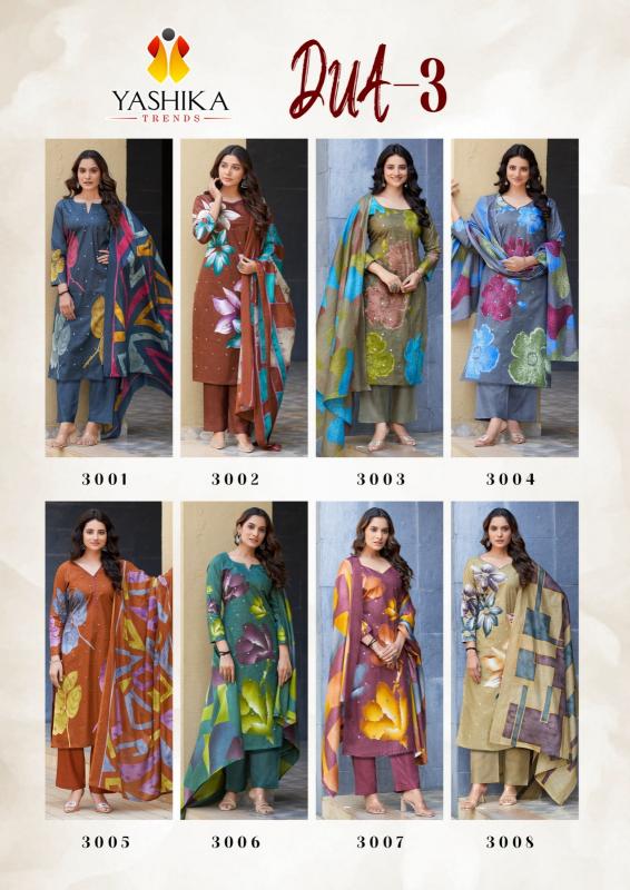 Yashika Dua 3 Cotton Digital Printed best online dress materials wholesalers in surat