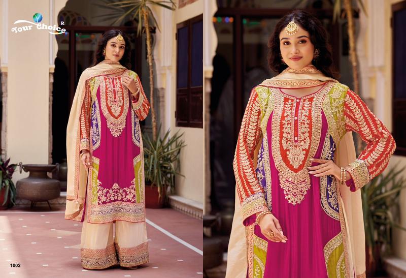 Your Choice Kalkee Heavy Chinon salwar kameez wholesale catalog