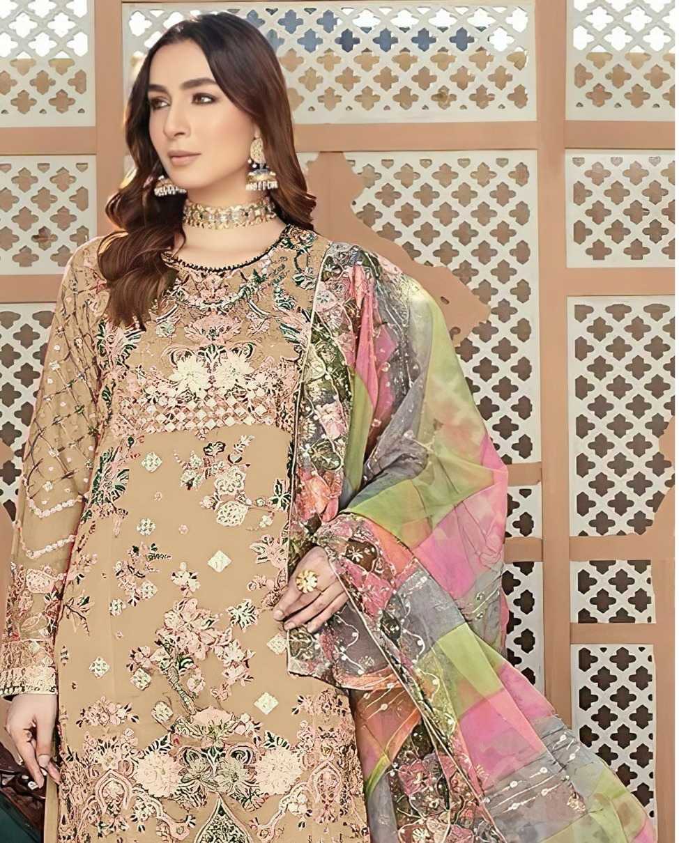 Zaha Abeela Organza pakistani suits wholesaler