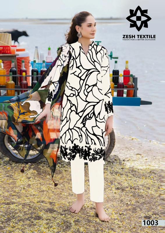 Zesh Baroque Vol-01 – Karachi Dress Material - Wholesale Catalog