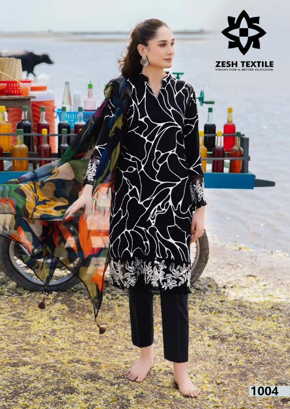 Zesh Baroque Vol-01 – Karachi Dress Material - Wholesale Catalog