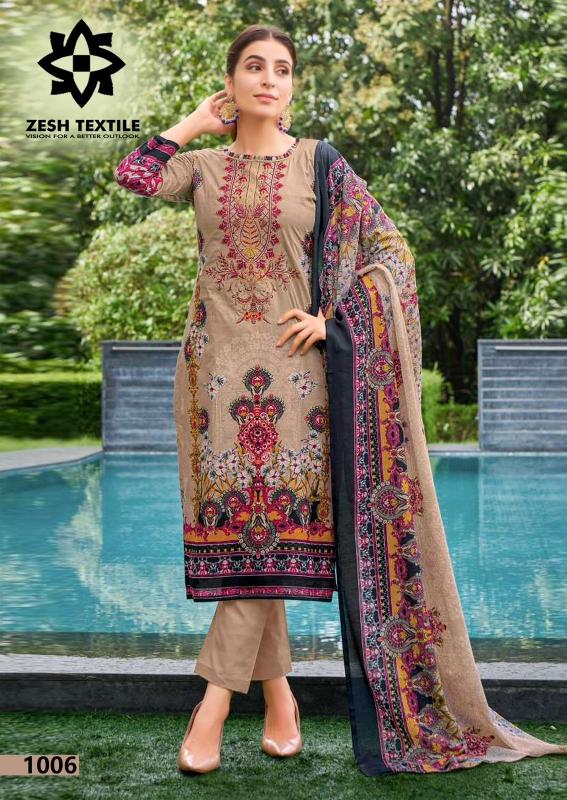 Zesh Baroque Vol-01 – Karachi Dress Material - Wholesale Catalog