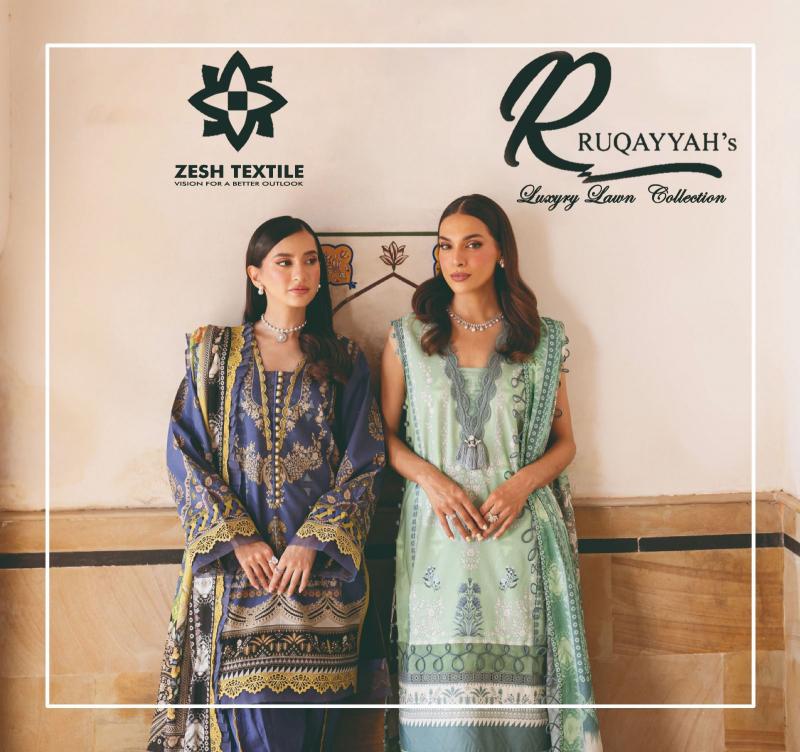 Zesh Ruoayyah’s Vol-01 – Karachi Dress Material - Wholesale Catalog