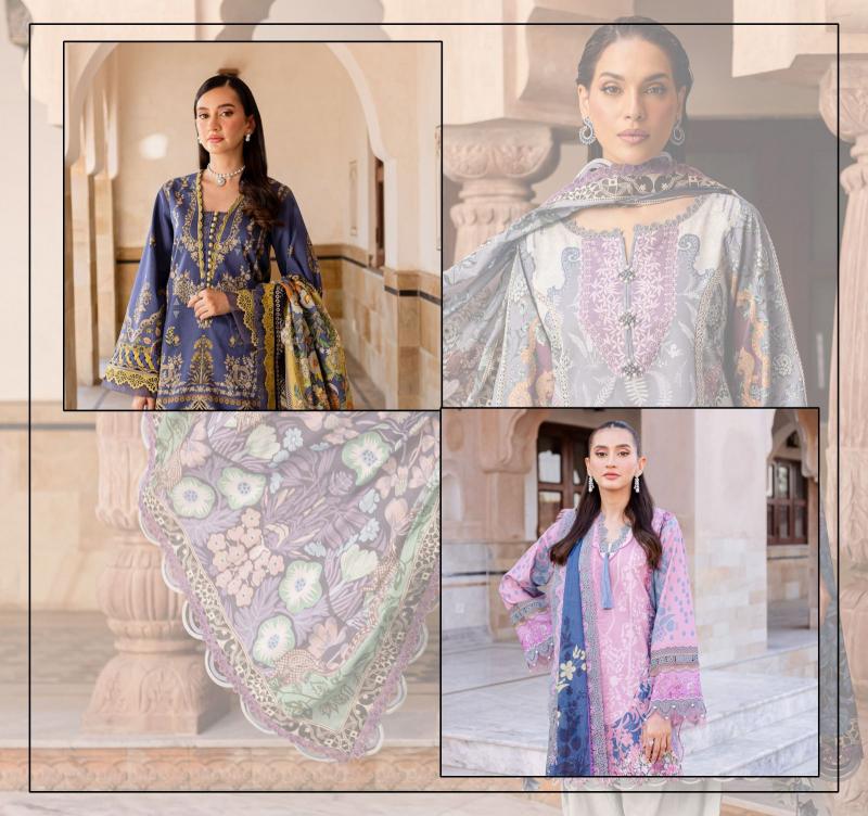 Zesh Ruoayyah’s Vol-01 – Karachi Dress Material - Wholesale Catalog