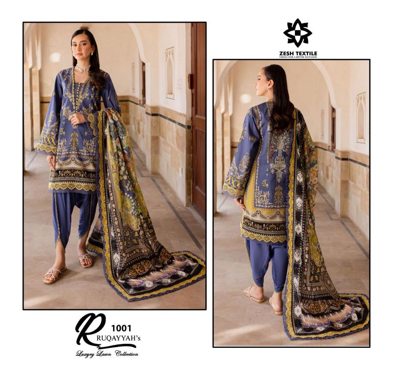 Zesh Ruoayyah’s Vol-01 – Karachi Dress Material - Wholesale Catalog