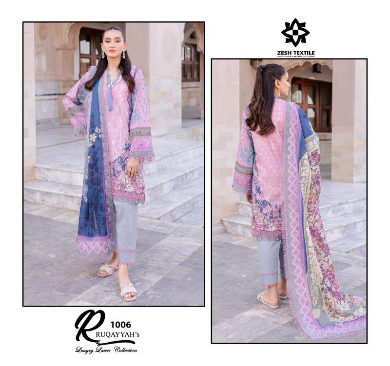 Zesh Ruoayyah’s Vol-01 – Karachi Dress Material - Wholesale Catalog