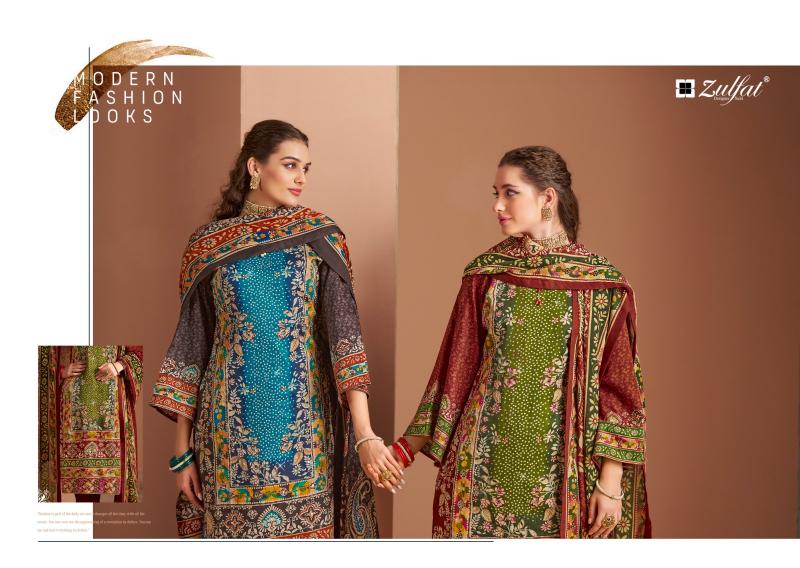 Zulfat Raabta Vol 3 cotton dress materials wholesale