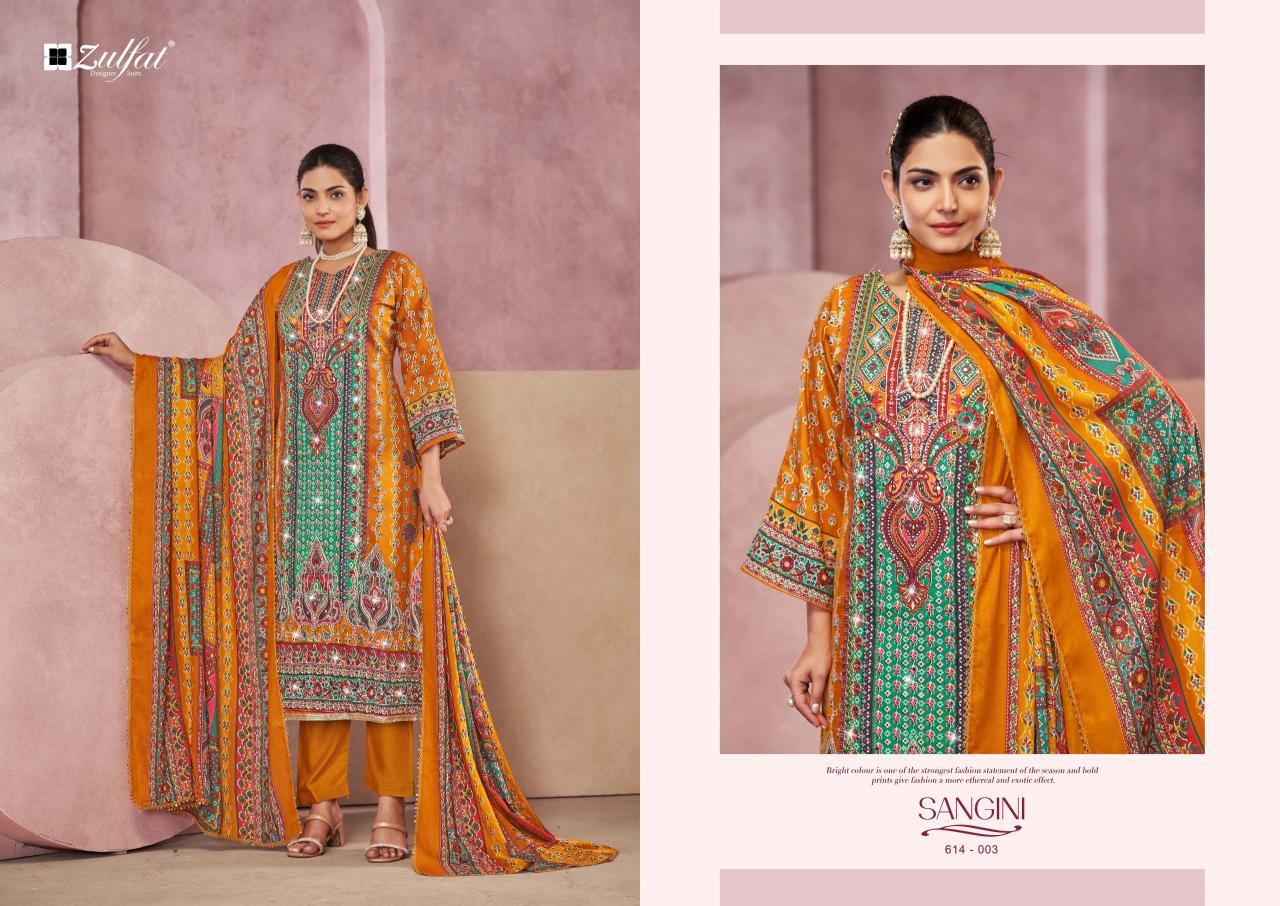 Zulfat Sangini Vol 4 catalog Cotton dress material wholesale