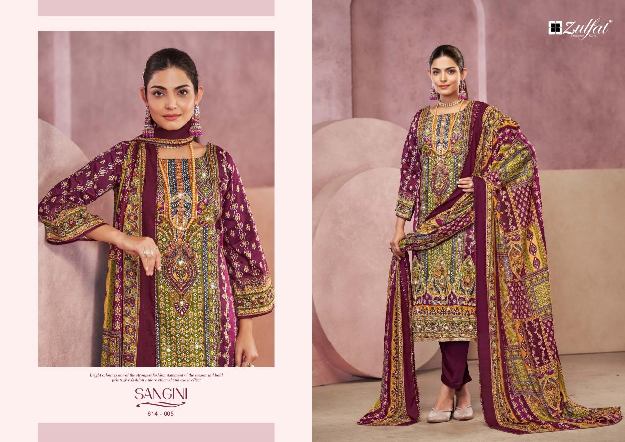 Zulfat Sangini Vol 4 catalog Cotton dress material wholesale