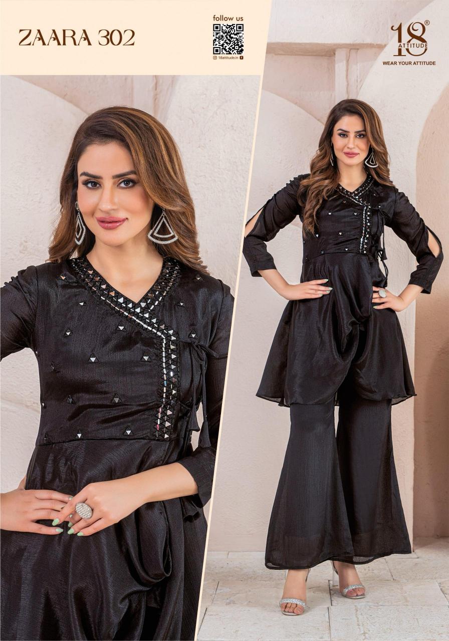 18 Attitude Zaara Vol 3 Catalog wholesale kurti manufacturer in delhi