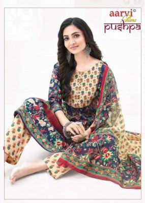 Aarvi Pushpa Vol-1 – Anarkali Style Kurti Pant With Dupatta - Wholesale Catalog