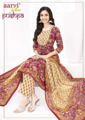 Aarvi Pushpa Vol-1 – Anarkali Style Kurti Pant With Dupatta - Wholesale Catalog