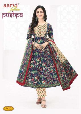 Aarvi Pushpa Vol-1 – Anarkali Style Kurti Pant With Dupatta - Wholesale Catalog