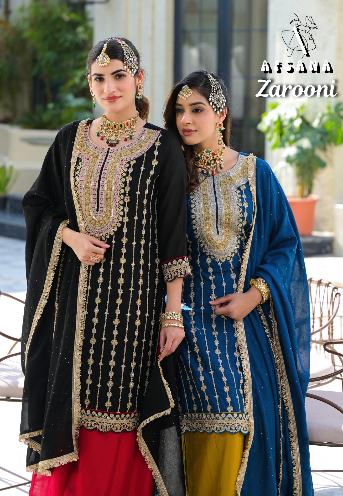 Afsana Zarooni Catalog buy wholesale pakistani suits online 