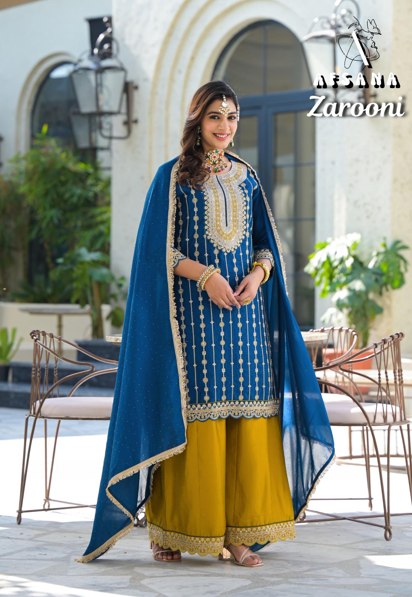 Afsana Zarooni Catalog buy wholesale pakistani suits online 