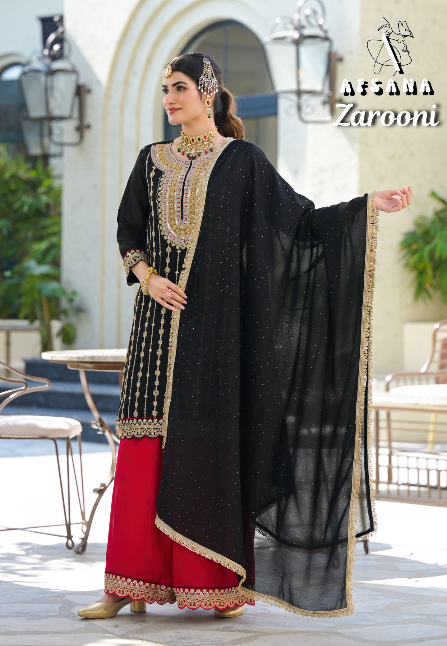 Afsana Zarooni Catalog buy wholesale pakistani suits online 