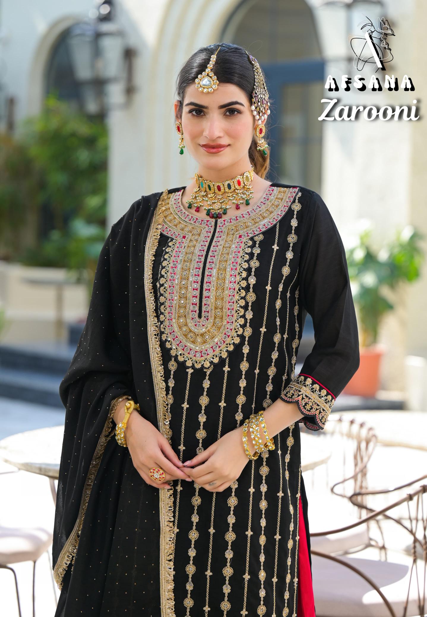 Afsana Zarooni Catalog buy wholesale pakistani suits online 