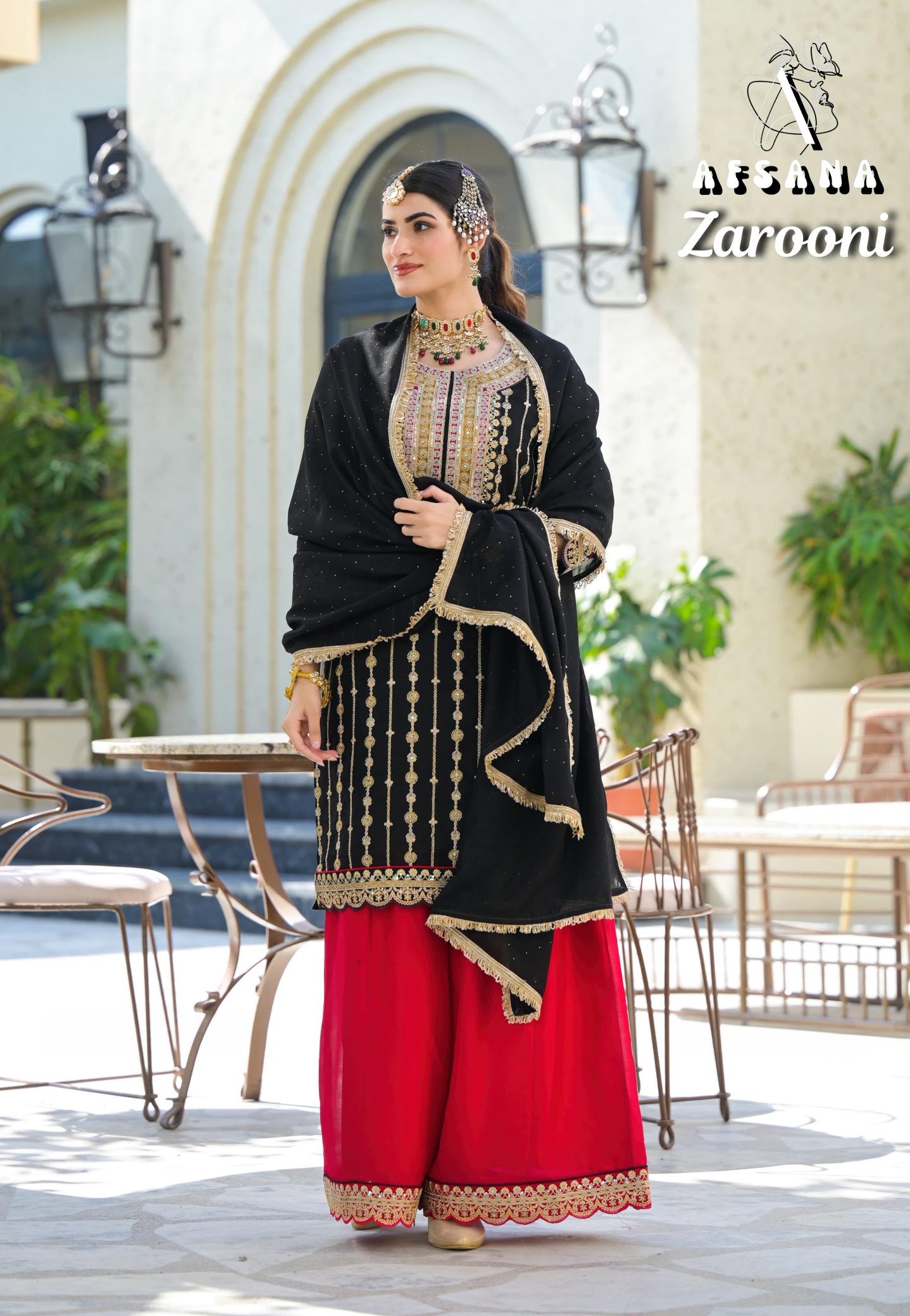 Afsana Zarooni Catalog buy wholesale pakistani suits online 