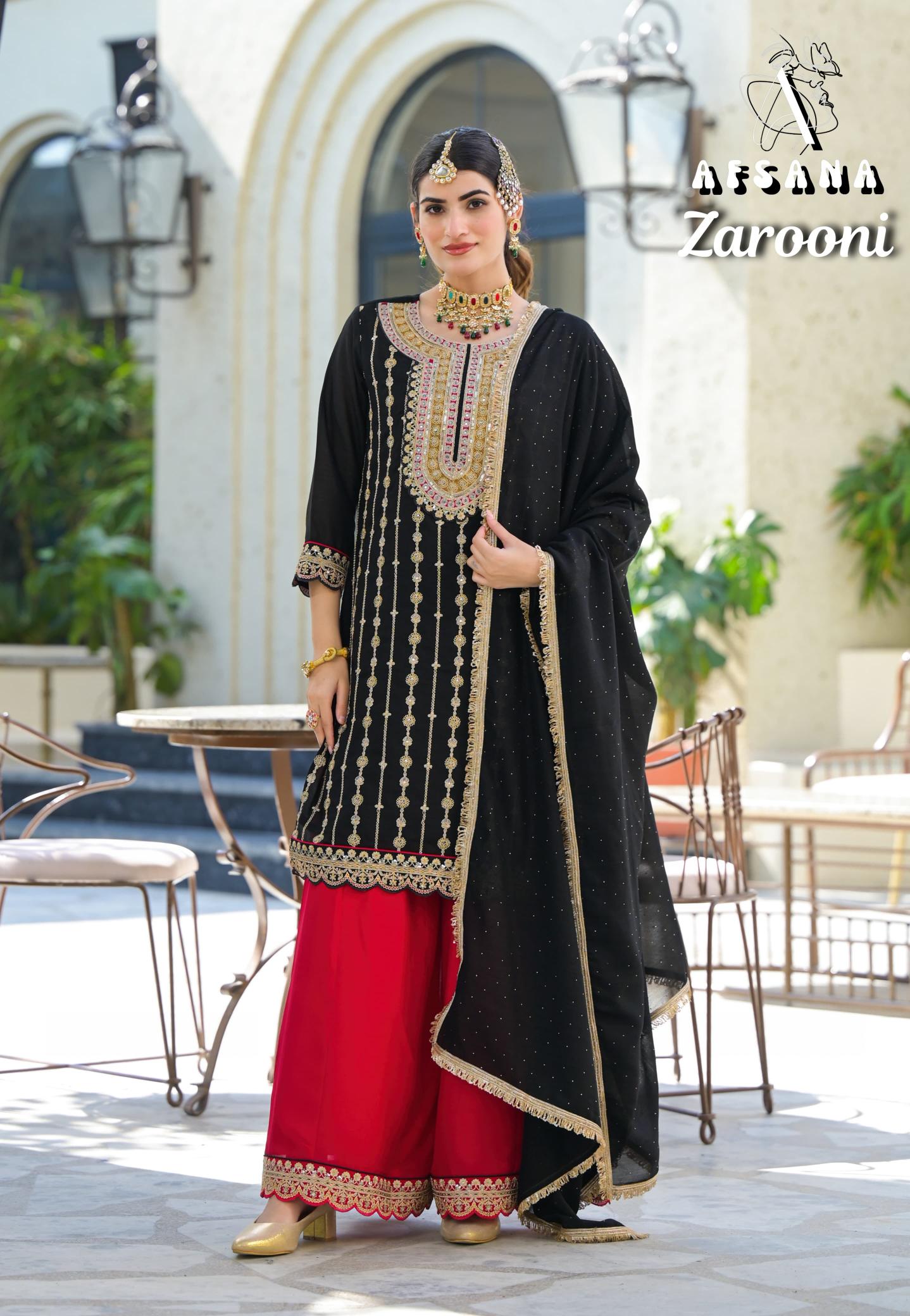 Afsana Zarooni Catalog buy wholesale pakistani suits online 