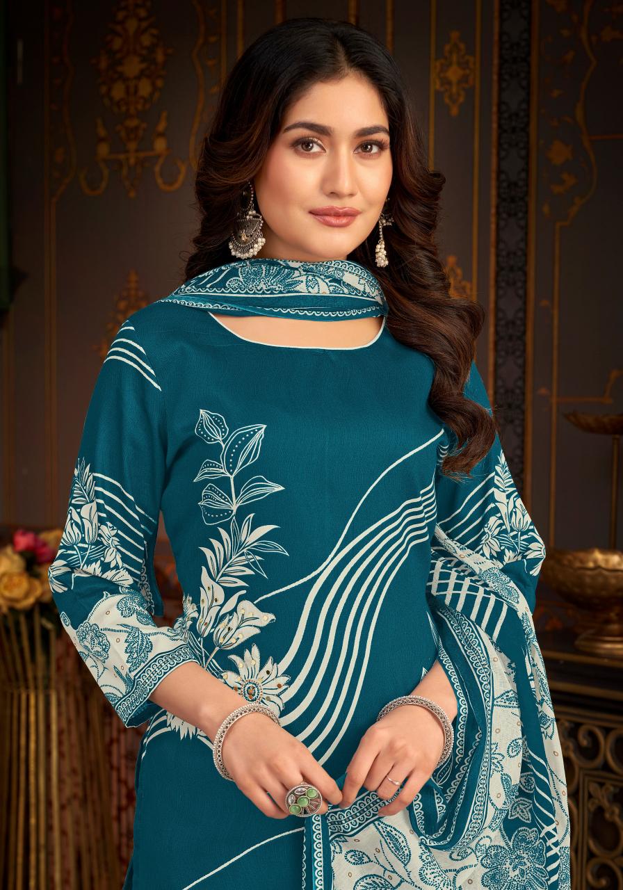 Alok Harshit Ameena Catalog arvi cotton dress materials wholesale online