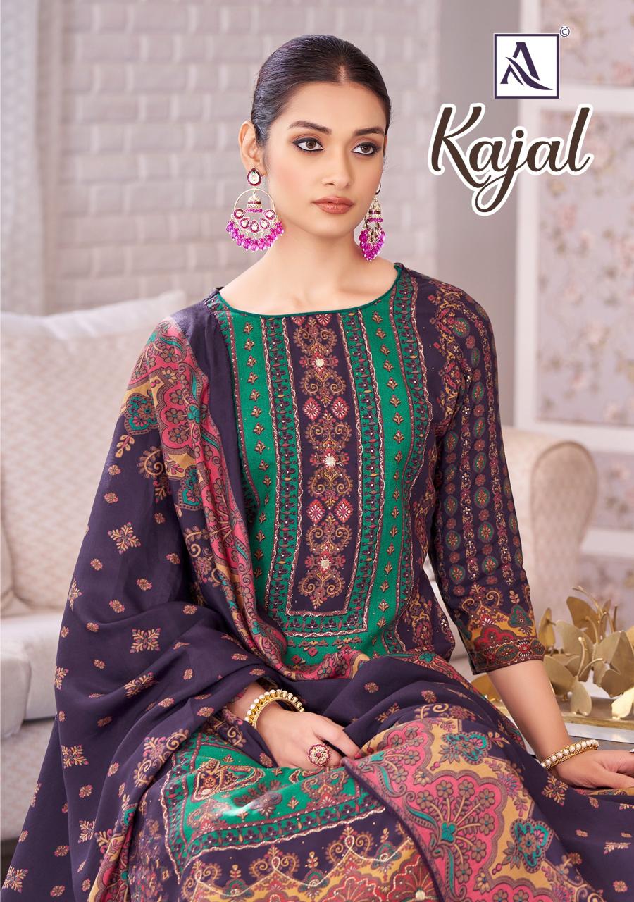 Alok Kajal Catalog wholesale suppliers of dress materials