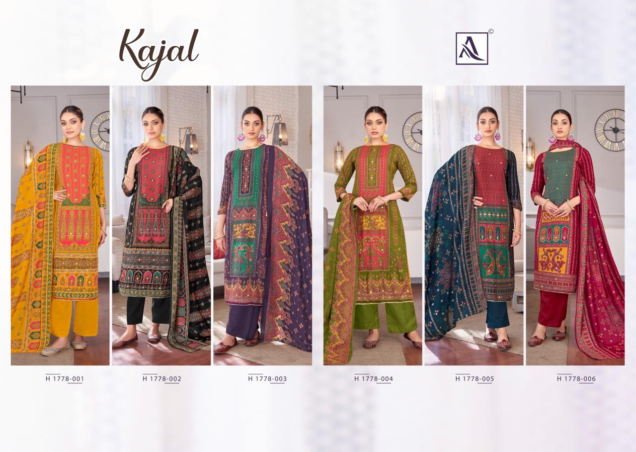 Alok Kajal Catalog wholesale suppliers of dress materials