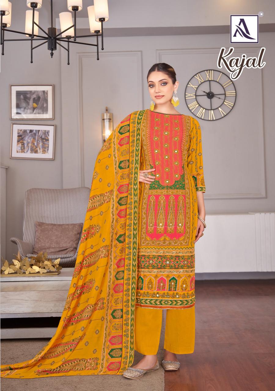 Alok Kajal Catalog wholesale suppliers of dress materials