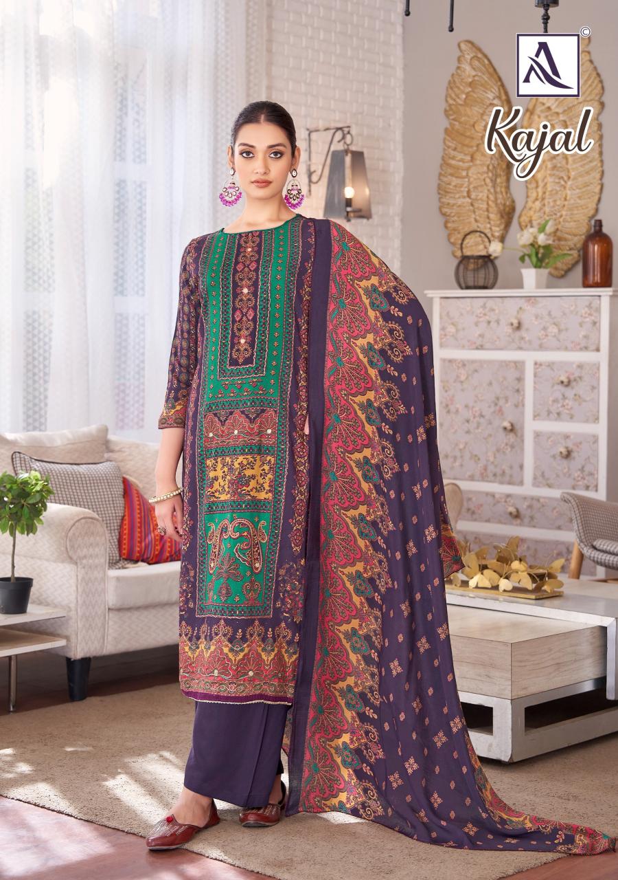 Alok Kajal Catalog wholesale suppliers of dress materials