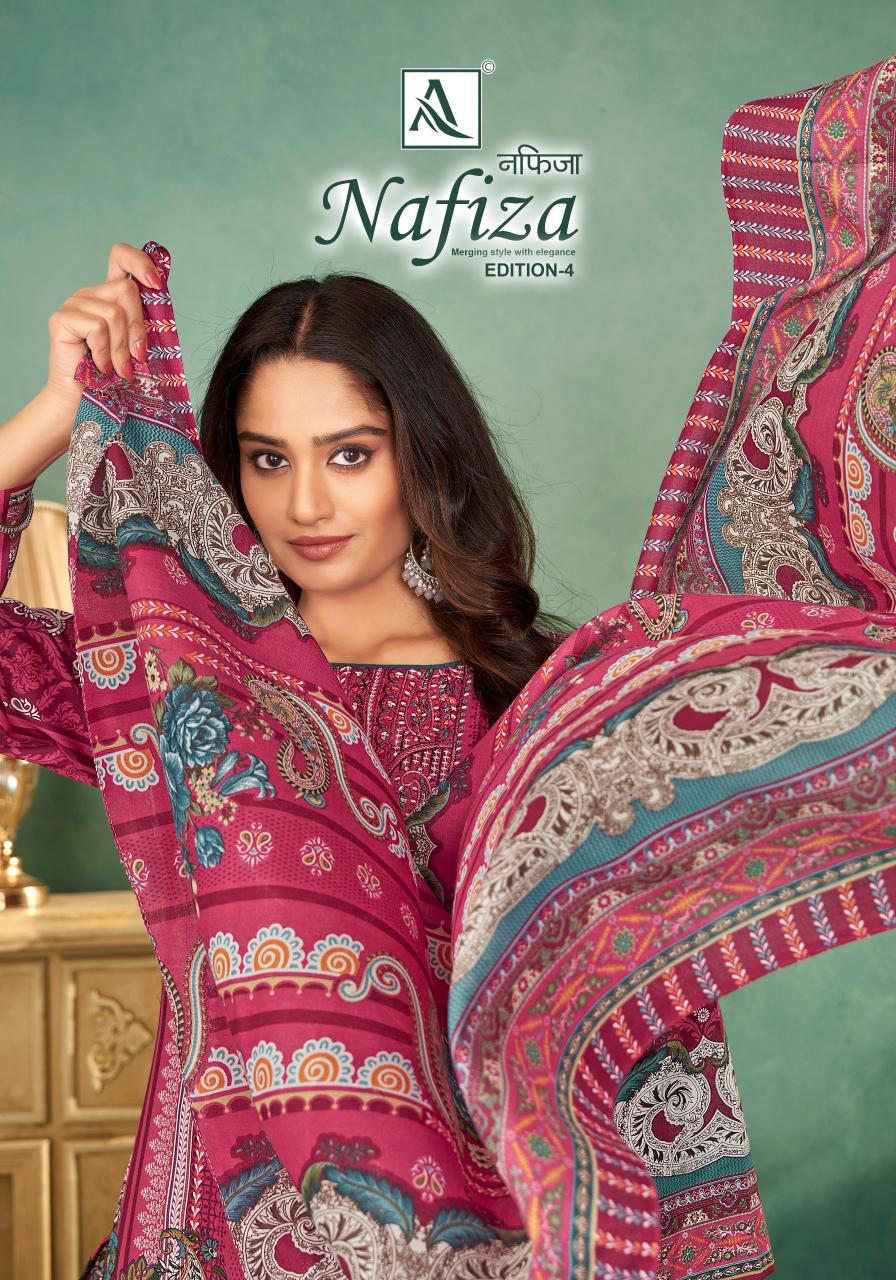 Alok Nafiza Vol 4 catalog wholesale dress material masjid in mumbai