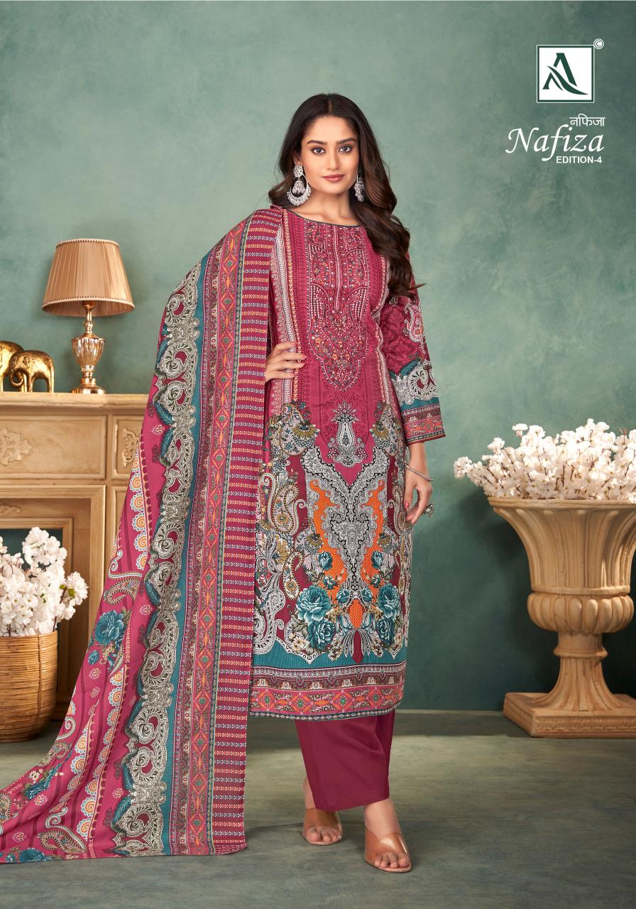 Alok Nafiza Vol 4 catalog wholesale dress material masjid in mumbai