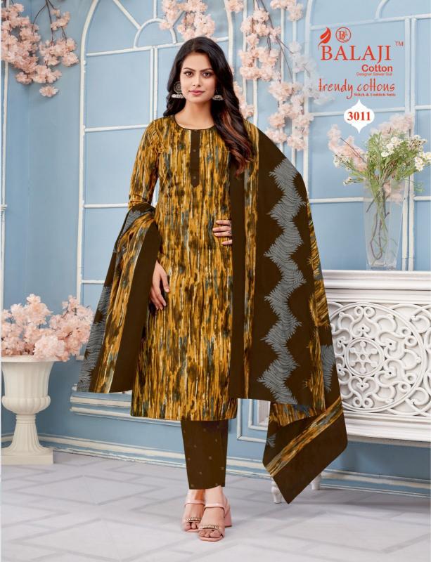 Balaji Trendy Cotton Vol-03 - Dress Material  - Wholesale Catalog