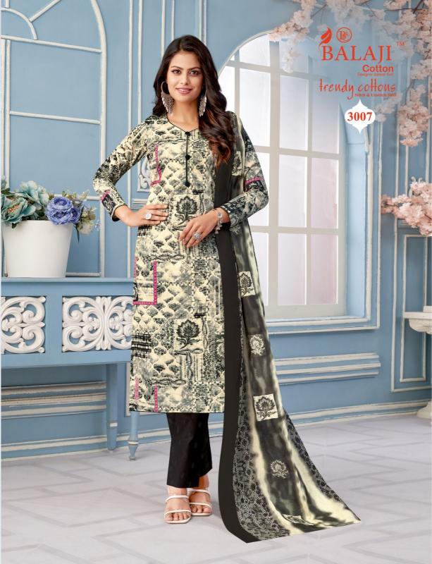 Balaji Trendy Cotton Vol-03 - Dress Material  - Wholesale Catalog