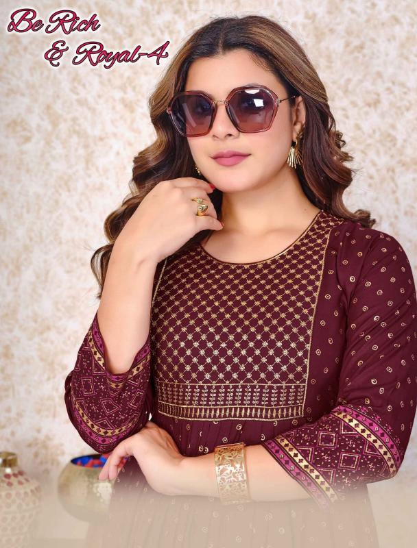 Beauty Queen Be Rich & Royal Vol 4 Catalog wholesale kurti manufacturers in kolkata