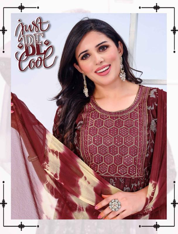 Beauty Queen Just Be Cool Catalog kurta set with dupatta under ₹1000