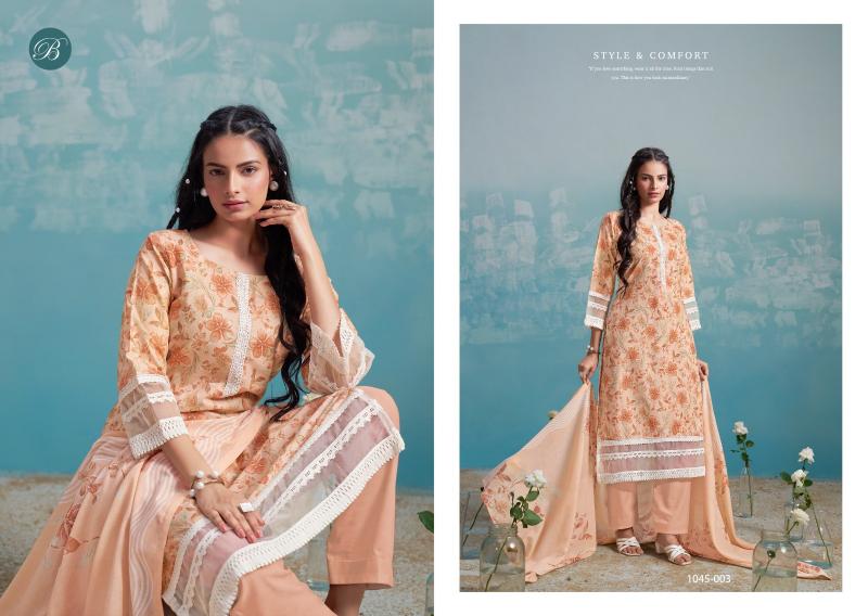 Belliza Flamingo Catalog indian dress materials wholesaler