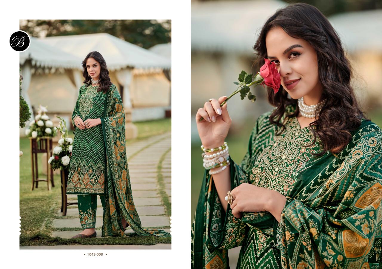 BelliZa Shaheen Vol 3 Catalog mbl dress material wholesale