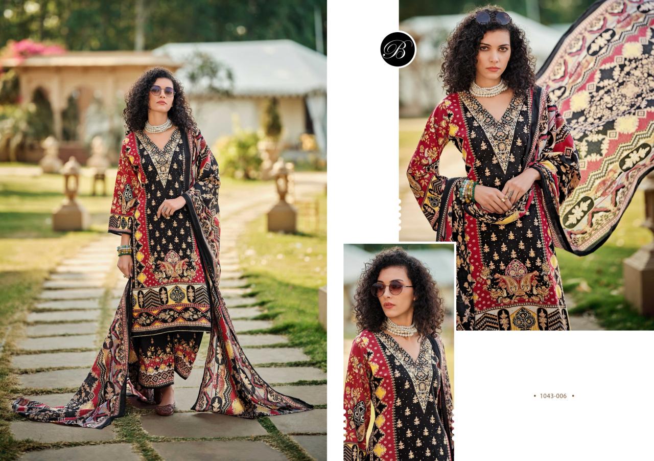 BelliZa Shaheen Vol 3 Catalog mbl dress material wholesale