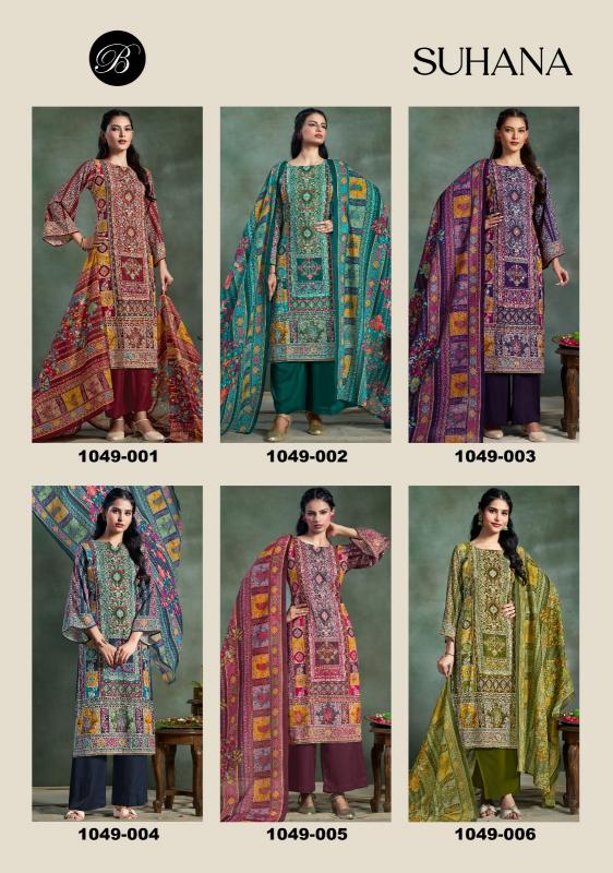 Belliza Suhana Catalog ladies dress material wholesalers pune