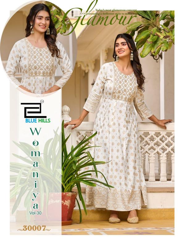 Blue Hills Womaniya Vol 30 Catalog kurtis under 1000