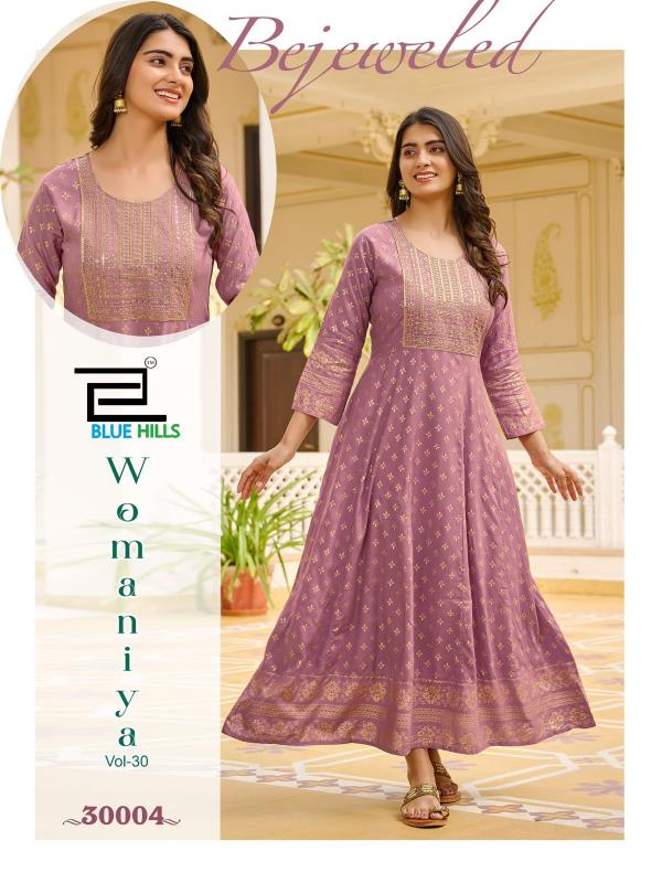 Blue Hills Womaniya Vol 30 Catalog kurtis under 1000