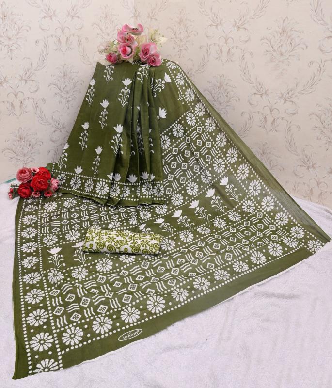 Dazira jonam Vol 1 Catalog green cotton saree amazon india