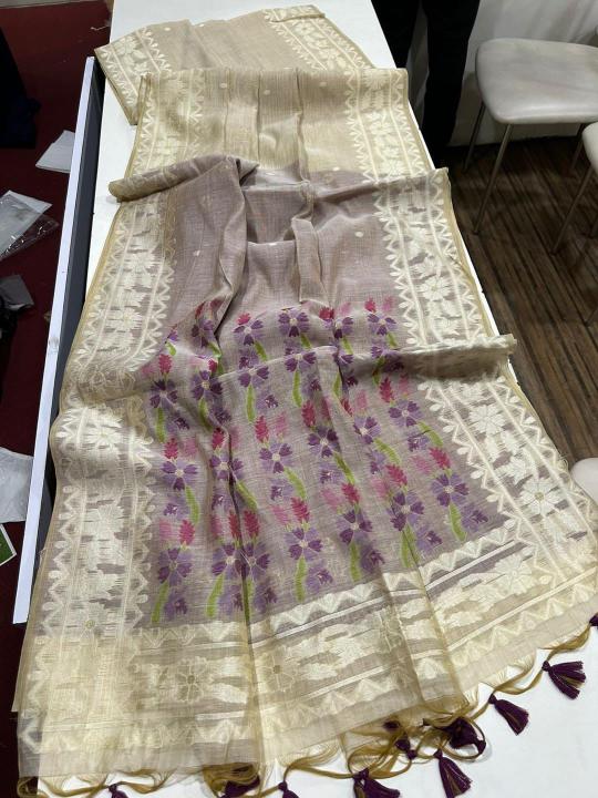 Dazira Premium soft muga Cotton Catalog buy south cotton sarees online india