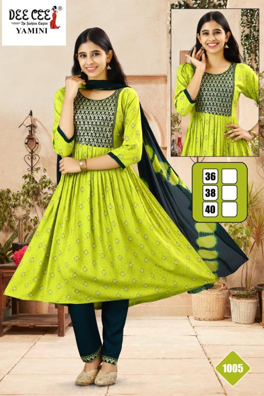 Deecee Yamini Catalog kurti set with dupatta under ₹1000