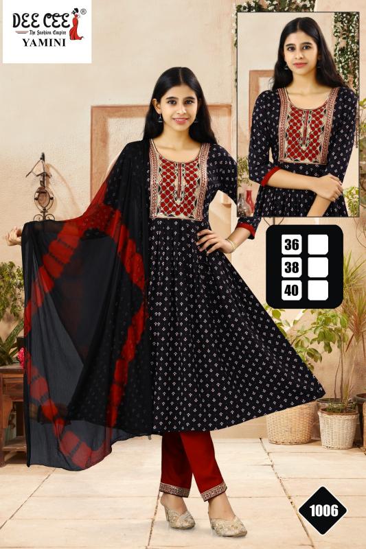 Deecee Yamini Catalog kurti set with dupatta under ₹1000