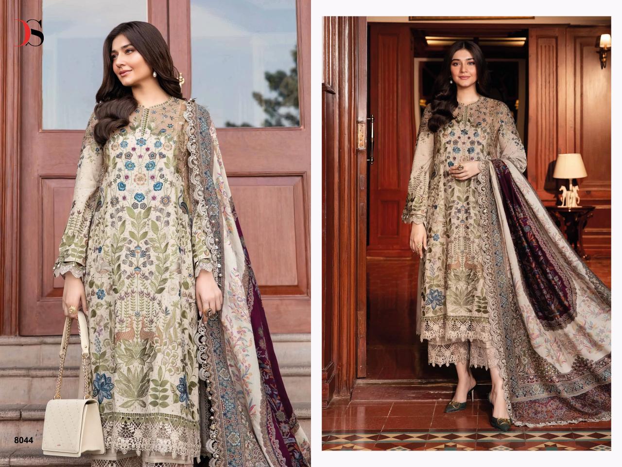 Deepsy Maria B Luxe 2 Nx Catalog Embroidered salwar suit pakistani suits